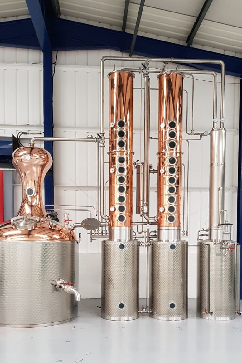 Cột tháp chưng cất rượu đa tầng